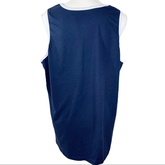 Hybrid Blue "Beach Please" Men's Graphic Tank- XL - Picture 5 of 7